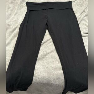 Fold over yoga pants